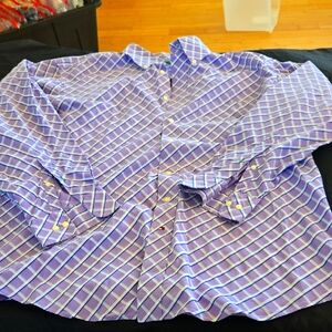 Tommy Hilfiger Purple Casual Button Down Shirt